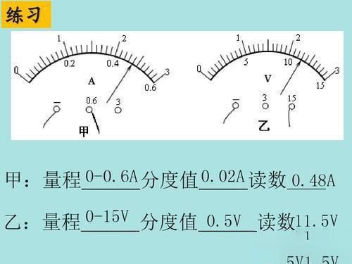 電工師傅教你如何專業(yè)讀數(shù)電壓表、電流表、歐姆表