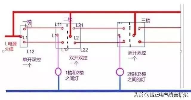 教你一盞燈連接三個(gè)開關(guān)，30種常見照明連接方法