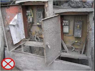 二級(jí)箱、開關(guān)箱臨時(shí)用電典型錯(cuò)誤做法照片，及正確安裝做法！