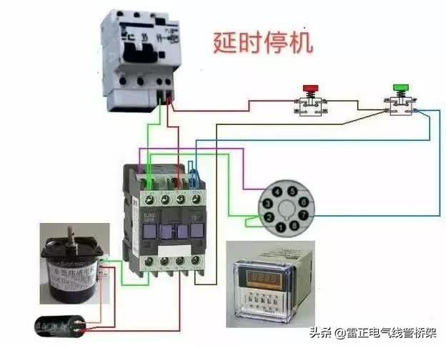 常用交流接觸器實(shí)物接線彩圖，簡(jiǎn)單明了，一目了然，建議收藏