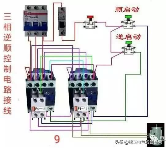 常用交流接觸器實(shí)物接線彩圖，簡(jiǎn)單明了，一目了然，建議收藏