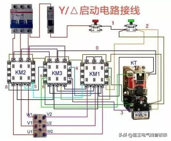常用交流接觸器實(shí)物接線彩圖，簡(jiǎn)單明了，一目了然，建議收藏