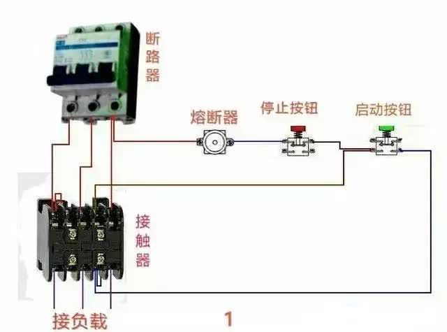 常用交流接觸器實物接線圖，簡單明了！純純的干貨！