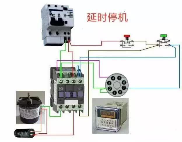 常用交流接觸器實物接線圖，簡單明了！純純的干貨！