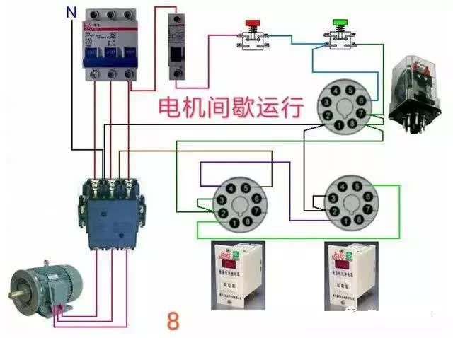 常用交流接觸器實物接線圖，簡單明了！純純的干貨！